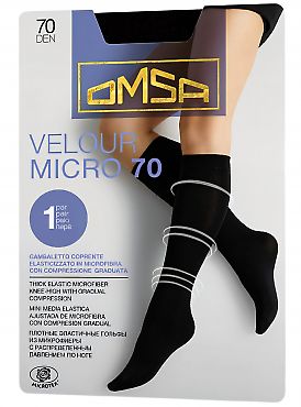 Omsa Velour Micro 70 Gambaletto