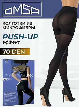 Omsa Velour Push Up 70