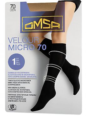 Omsa Velour Micro 70 Gambaletto