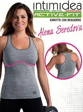 Intimidea Canotta Donna Active-Fit Melange