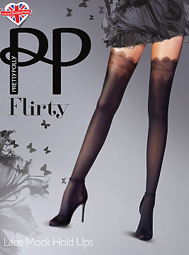 Pretty Polly Lace Mock Hold Ups AUZ4