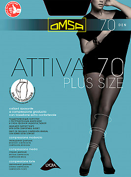 Omsa Attiva 70 XXL Plus Size