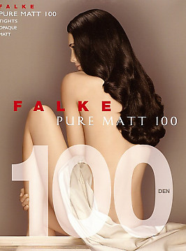 Плотные колготки из микрофибры Falke Pure Matt 100