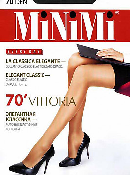Недорогие плотные колготки MiNiMi Vittoria 70