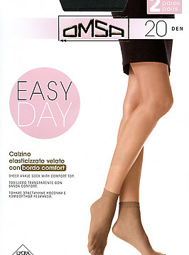 Тонкие женские носочки Omsa Easy Day 20 Calzino