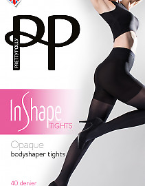 Pretty Polly Opaque Bodyshaper Tights AVS7