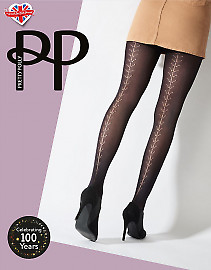 Pretty Polly Pattern Backseam Tights AWB1