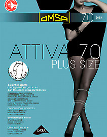 Omsa Attiva 70 XXL Plus Size
