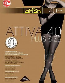 Omsa Attiva 40 XXL Plus Size