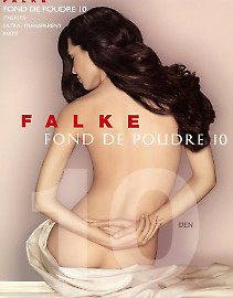 Ультратонкие матовые колготки Falke Fond De Poudre 10