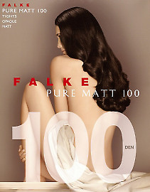 Плотные колготки из микрофибры Falke Pure Matt 100