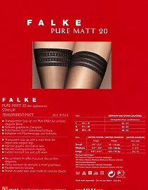 Falke Pure Matt 20 Stay-Up