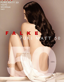 Плотные матовые колготки из микрофибры Falke Pure Matt 50