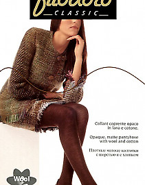 Плотные колготки с шерстью и хлопком Filodoro Classic Cotton Wool 100