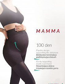 Колготки Gabriella 174 Mamma 100 den Nero Gabriella 174 Mamma 100 den Nero