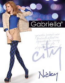 Фантазийные колготки с геометрическим узором Gabriella Nicky Gabriella Nicky
