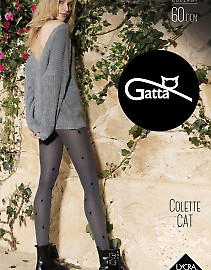 Непрозрачные фантазийные колготки из меланжевой микрофибры Gatta Colette Cat 01 Gatta Colette Cat 01