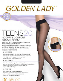Тонкие прозрачные колготки с низкой талией Golden Lady Teens 20 VB Golden Lady Teens 20 VB