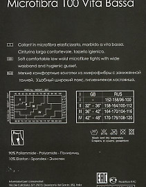 Innamore Microfibra 100 Vita Bassa