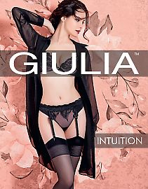 Тонкие прозрачные чулки под пояс Giulia Intuition 20