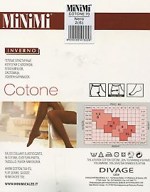 Теплые колготки MiNiMi Cotone 70