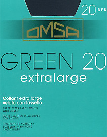 Капроновые колготки Omsa Green 20 Extralarge Omsa Green 20 Extralarge