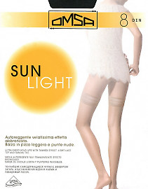 Тонкие чулки Omsa Sun Light 8 Auto