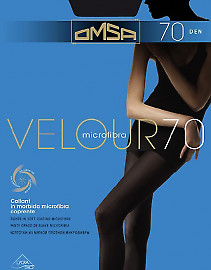 Плотные колготки с микрофиброй Omsa Velour 70