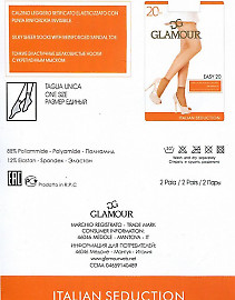 Тонкие эластичные носки Glamour Easy 20