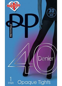 Pretty Polly 40 Den 3D Opaque AVA3