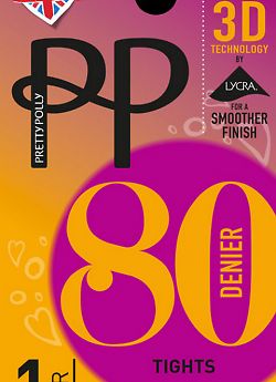 Pretty Polly 80 den 3D Opaque ATG6 