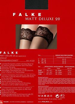 Чулки Falke Matt Deluxe 20 Stay-Up