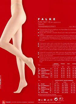 Falke Pure Matt 20