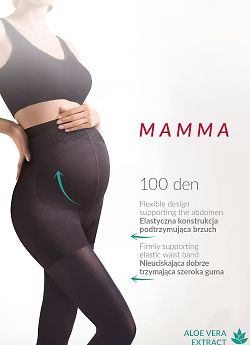Колготки Gabriella 174 Mamma 100 den Nero Gabriella 174 Mamma 100 den Nero