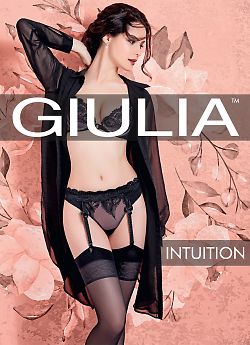 Тонкие прозрачные чулки под пояс Giulia Intuition 20