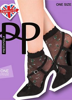 Носки Pretty Polly Sheer Floral Anklet AVX6