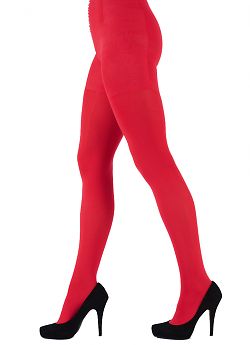Pretty Polly 60D Colour Opaque Tights Red Pretty Polly 60D Colour Opaque Tights Red