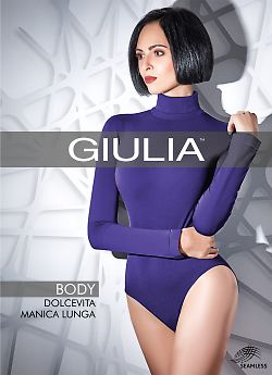Женское боди Giulia Body Dolcevita Manica Lunga