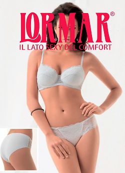 Lormar Slip Medio in Pizzo Profilo