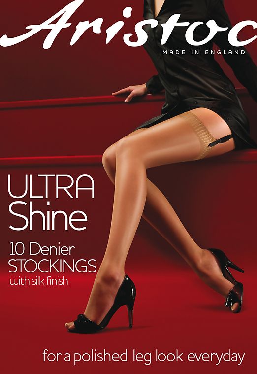 Aristoc Ultra Shine 10 Den Stockings AAE5