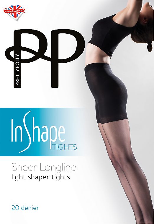 Pretty Polly Sheer Longline Light Shaper Tights AVS8