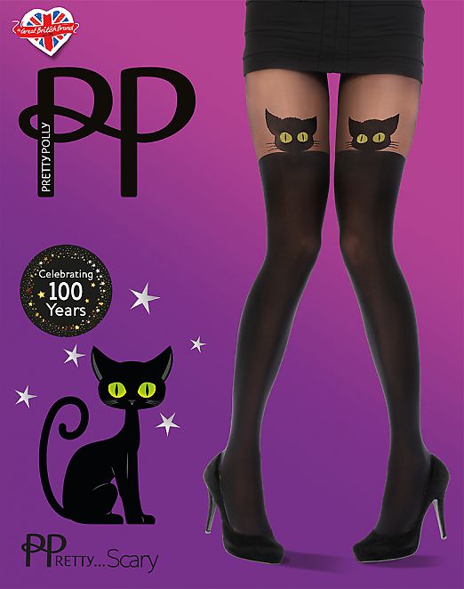 Pretty Polly Scary Cat Tights AWD3