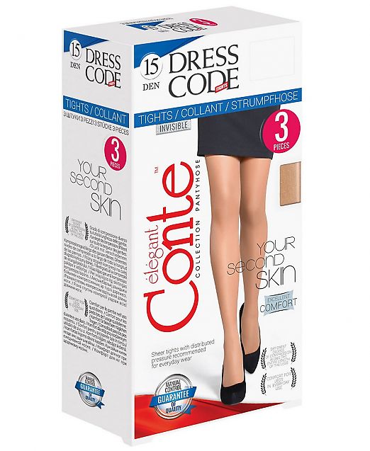 Conte Dress Code 15 (3 Пары)