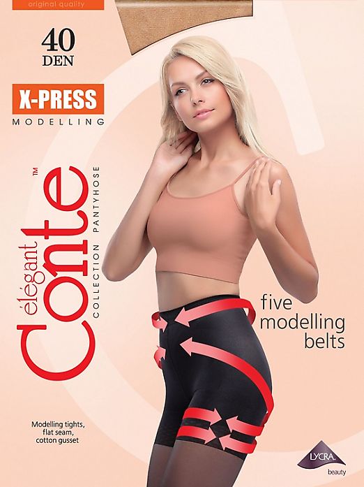 Колготки утягивающие Conte X-Press 40 купить недорого в интернет-магазине  Для Подружек