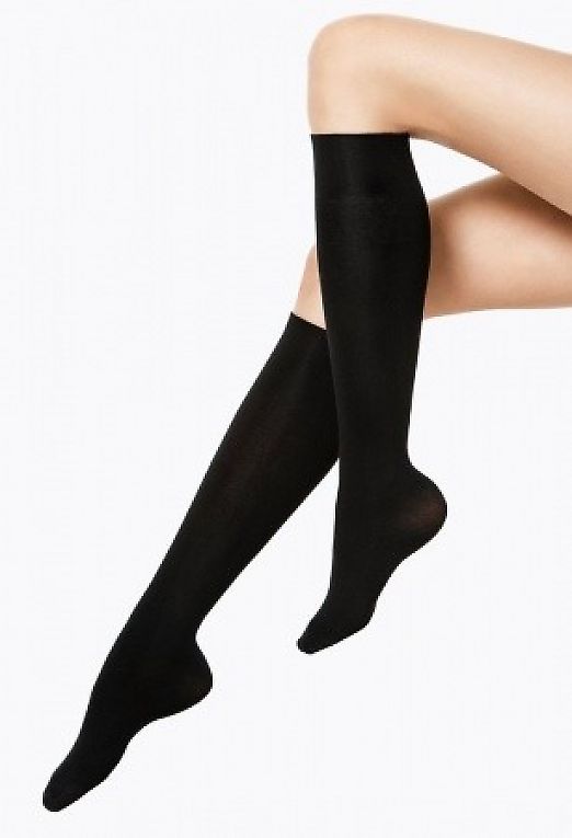 Vogue Silky Cotton Knee-Highs