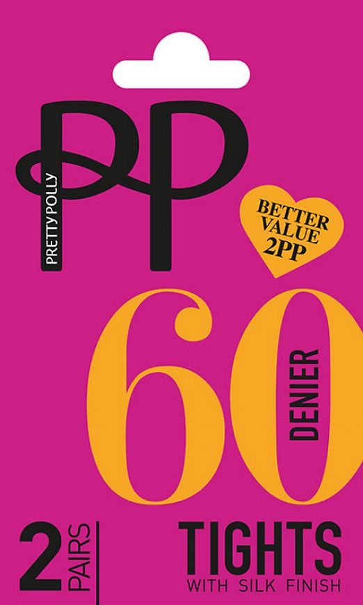 Pretty Polly 60 den opaque 2PP ERM5