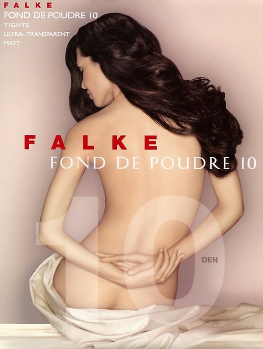 Ультратонкие матовые колготки Falke Fond De Poudre 10