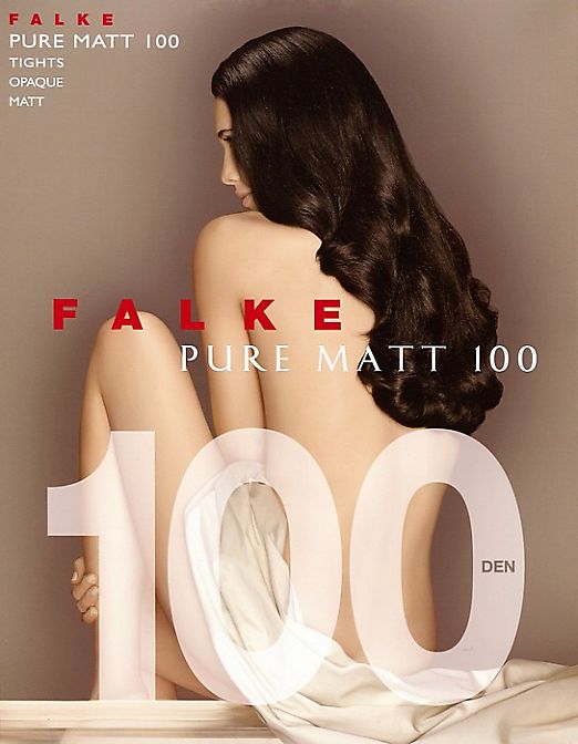 Плотные колготки из микрофибры Falke Pure Matt 100