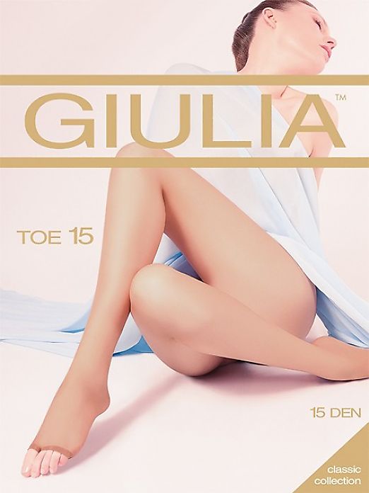 Колготки с открытыми пальцами Giulia Toe 15