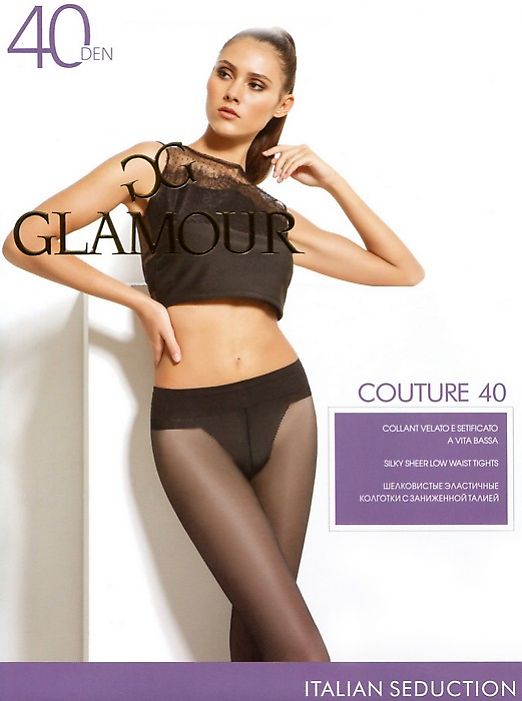 Колготки с заниженной талией Glamour Couture 40